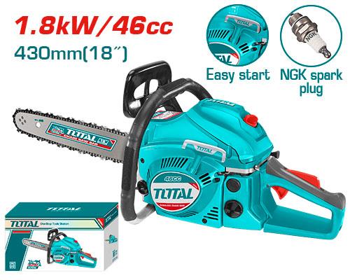 MOTOSIERRA 46CC 18" CON GASOLINA (TOTAL)