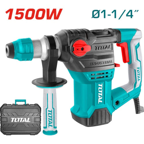 Rotomartillo Industrial Total 1500W SDS Plus 5.5J – Alta Potencia y Rendimiento Profesional