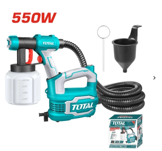 PISTOLA DE PINTAR CON MOTOR INDEPENDIENTE 550W (850ML)(TOTAL)