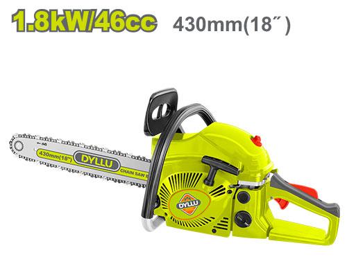 MOTOSIERRA A GASOLINA DYLLU 18” (430 MM) ALTA POTENCIA PARA CORTE DE MADERA