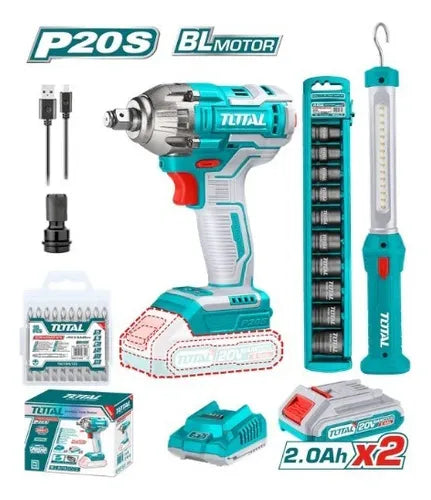 Combo Llave Impacto 20v (1/2 ) Total