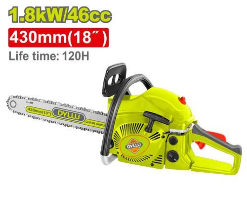 MOTOSIERRA A GASOLINA DYLLU CON MOTOR DE 42CC CON ESPADA DE 18" DTGC1552
