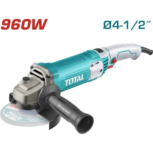 Pulidora 960W (4-1/2") Incluye Mango Auxiliar / Industrial Total